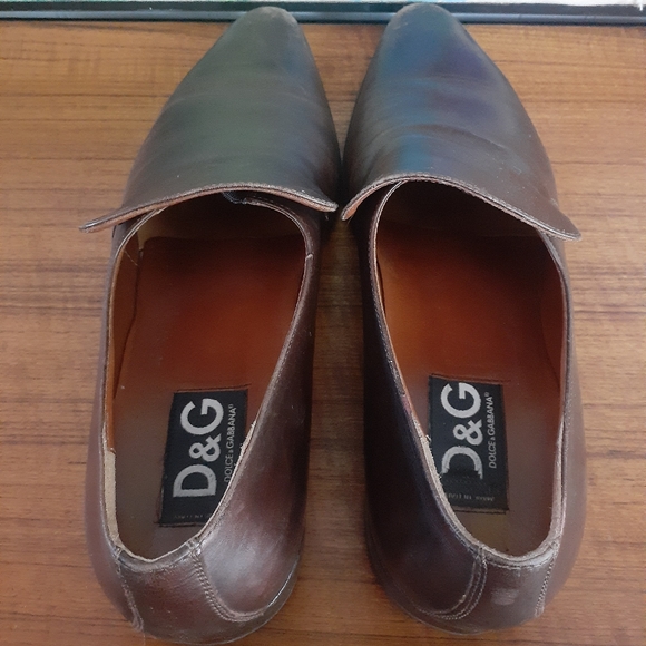 Dolce & Gabbana brown leather men's shoes - Picture 4 of 8